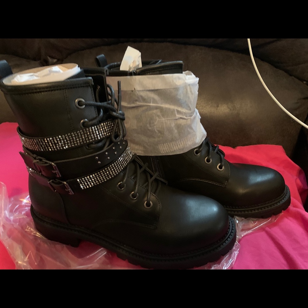 Rick & candy woman military boots